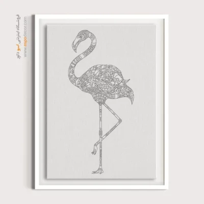 تزیین دیوار - آرامش – تابلو طراحی خطی - اسپو دکور