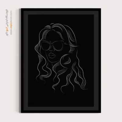 دیزاین دیوار - آرزو – تابلو طراحی خطی - اسپو دکور