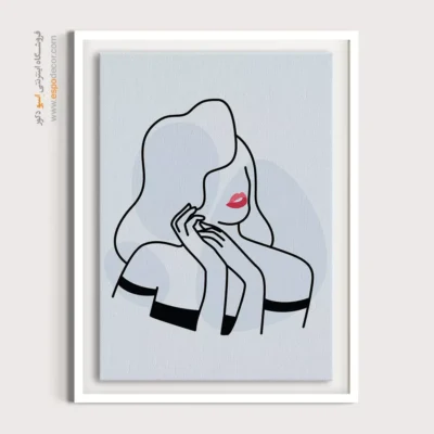 تابلو بوم کوچک - آرزوی پری – تابلو طراحی خطی - اسپو دکور