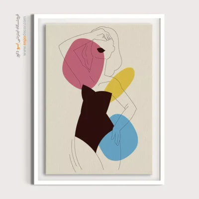 تابلو خطی - آفتاب – تابلو طراحی خطی - اسپو دکور