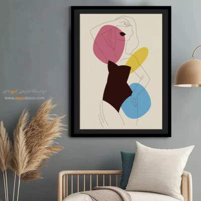 تابلو خطی - آفتاب – تابلو طراحی خطی - اسپو دکور