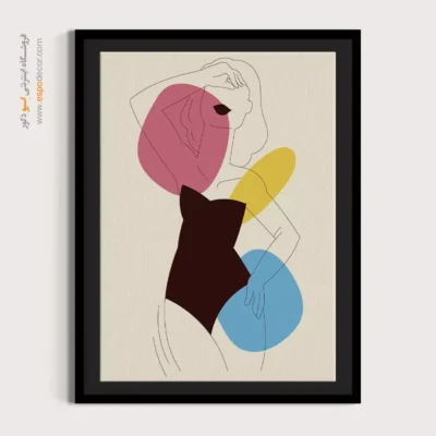 تابلو خطی - آفتاب – تابلو طراحی خطی - اسپو دکور