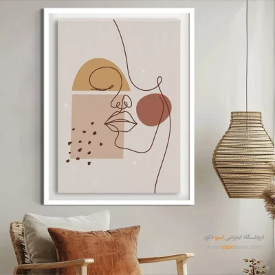 تابلو طراحی خطی طلایی - تابناک – تابلو طراحی خطی - اسپو دکور