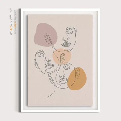 تابلو طراحی خطی طلایی - جرقه – تابلو طراحی خطی - اسپو دکور