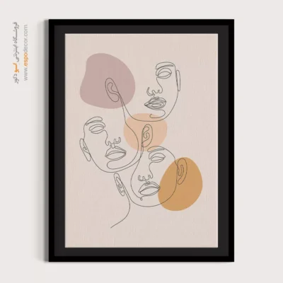 تابلو طراحی خطی طلایی - جرقه – تابلو طراحی خطی - اسپو دکور