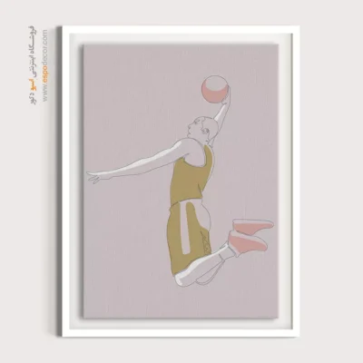 خرید تابلو برای کافه - پرتاب – تابلو طراحی خطی - اسپو دکور