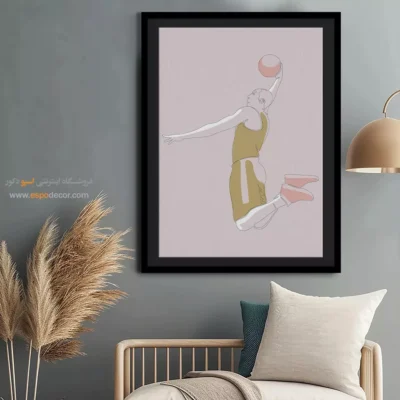 خرید تابلو برای کافه - پرتاب – تابلو طراحی خطی - اسپو دکور