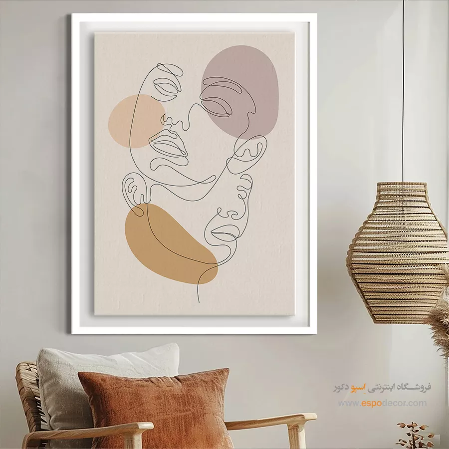 خرید تابلو انگیزشی - درخشان – تابلو طراحی خطی - اسپو دکور