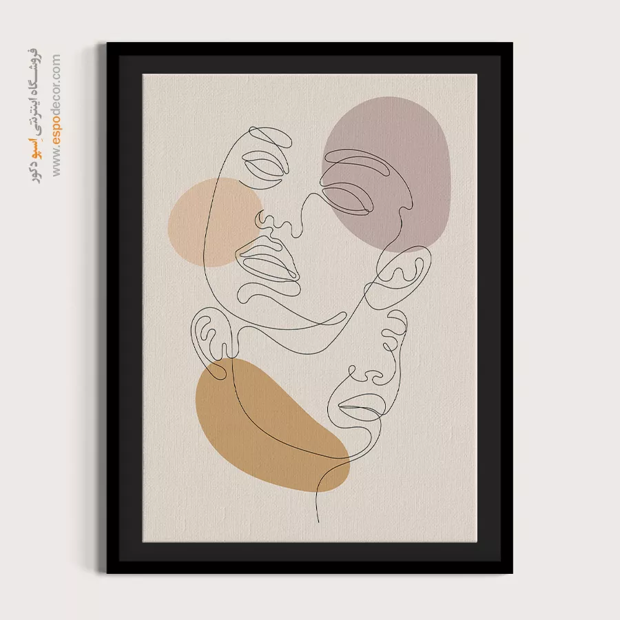 خرید تابلو انگیزشی - درخشان – تابلو طراحی خطی - اسپو دکور