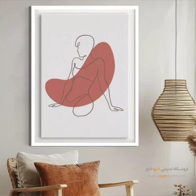 خرید تابلو اتاق کودک - درخشش  رویایی – تابلو طراحی خطی - اسپو دکور