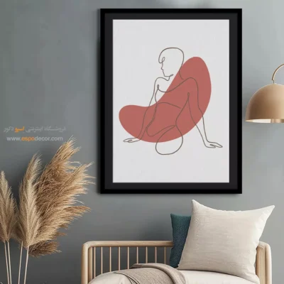 خرید تابلو اتاق کودک - درخشش  رویایی – تابلو طراحی خطی - اسپو دکور