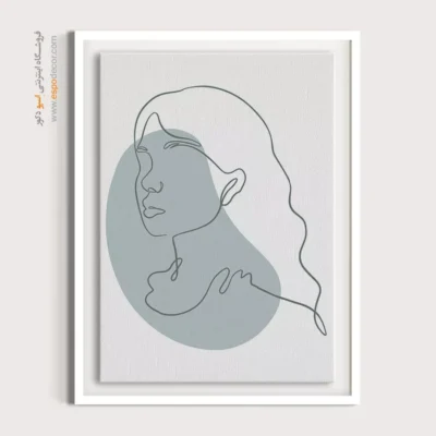 قیمت تابلو بوم - درخشش شیرین – تابلو طراحی خطی - اسپو دکور