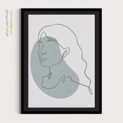 قیمت تابلو بوم - درخشش شیرین – تابلو طراحی خطی - اسپو دکور