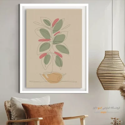 خرید تابلو طراحی خطی در تهران - دوست داشتنی – تابلو طراحی خطی - اسپو دکور