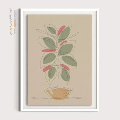 خرید تابلو طراحی خطی در تهران - دوست داشتنی – تابلو طراحی خطی - اسپو دکور