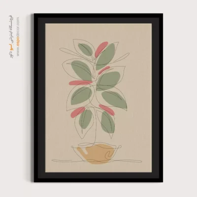 خرید تابلو طراحی خطی در تهران - دوست داشتنی – تابلو طراحی خطی - اسپو دکور