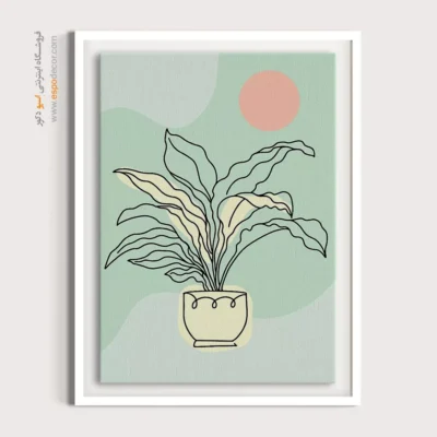 تابلو خطی حیوانات - رویاهای دوست داشتنی – تابلو طراحی خطی - اسپو دکور