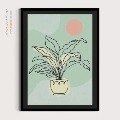 تابلو خطی حیوانات - رویاهای دوست داشتنی – تابلو طراحی خطی - اسپو دکور