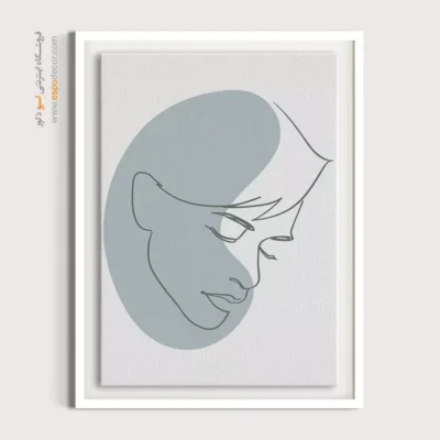 خرید تابلو خطی اندام زن - رویاهای ستاره ای – تابلو طراحی خطی - اسپو دکور