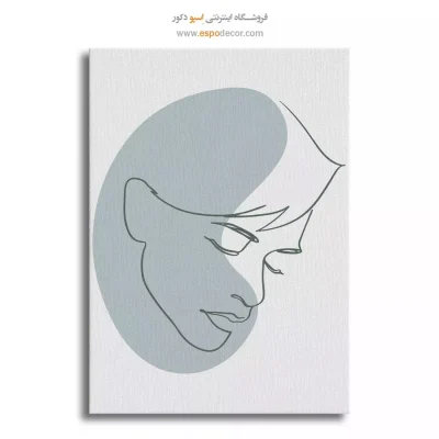 خرید تابلو خطی اندام زن
