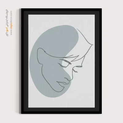 خرید تابلو خطی اندام زن - رویاهای ستاره ای – تابلو طراحی خطی - اسپو دکور