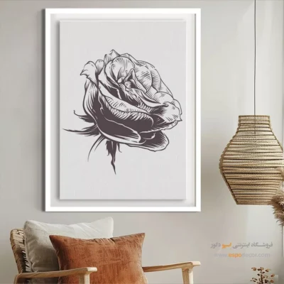 تابلو طراحی خطی طلایی - عشق و نور – تابلو طراحی خطی - اسپو دکور