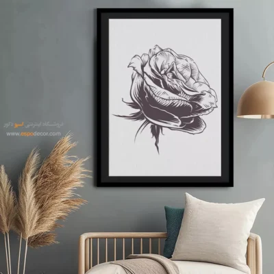 تابلو طراحی خطی طلایی - عشق و نور – تابلو طراحی خطی - اسپو دکور