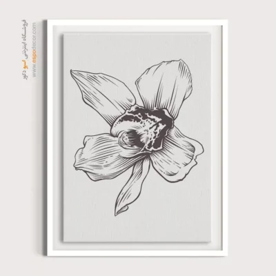 خرید تابلو خطی اندام زن - عصای جادویی – تابلو طراحی خطی - اسپو دکور