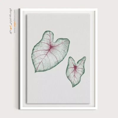 تابلو بوم طرح پرتره خطی زن - غنچه شکوفه – تابلو طراحی خطی - اسپو دکور