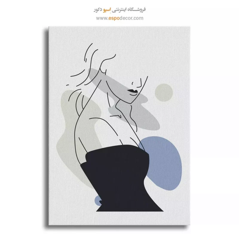 خرید تابلو خطی دختران