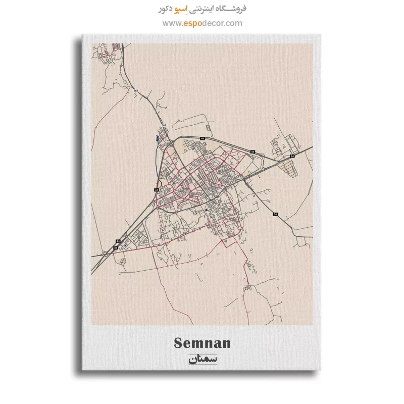 خرید نقشه سمنان