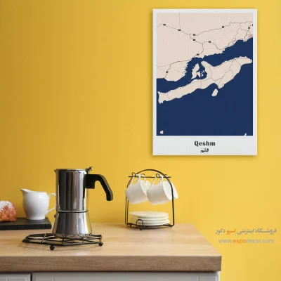 نقشه شهر جزیره قشم