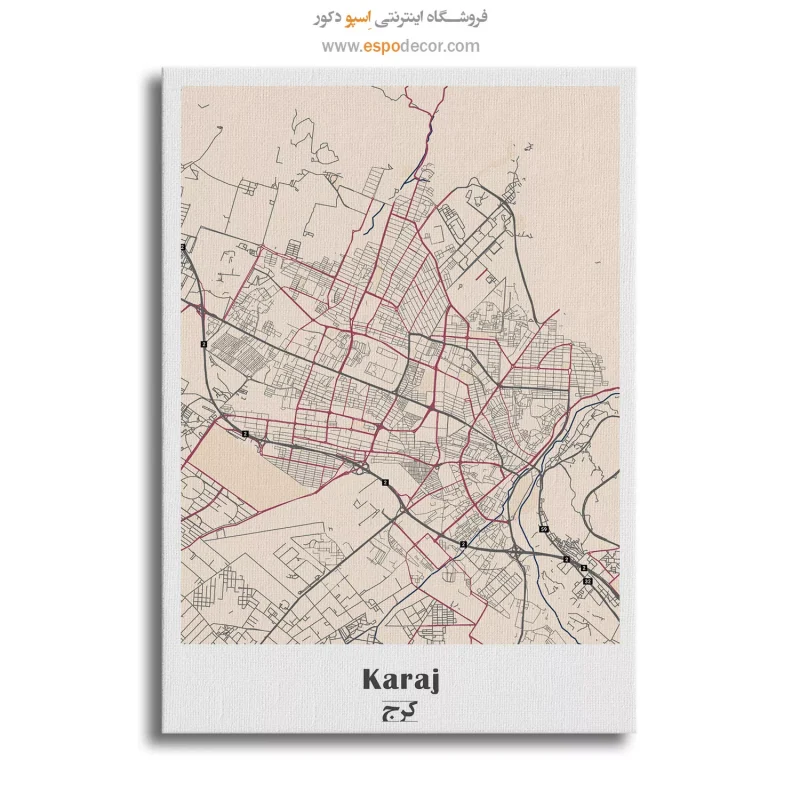 خرید نقشه کرج
