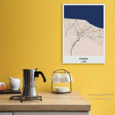 تابلو نقشه شهر چالوس