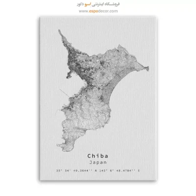 خرید تابلو نقشه ژاپن