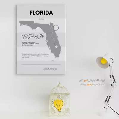 خرید تابلو دکوراتیو فلوریدا