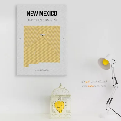 تابلو نقشه مدرن نیومکزیکو