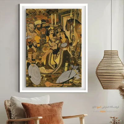 تابلو طرح معرق - اسپو دکور