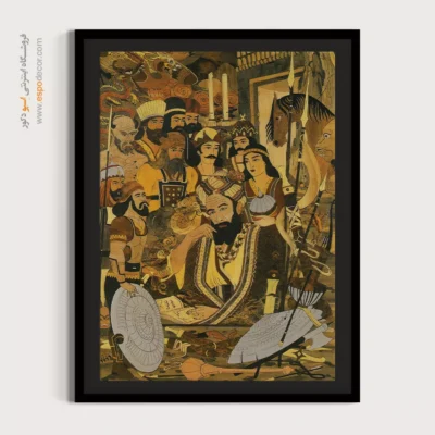 تابلو طرح معرق - اسپو دکور