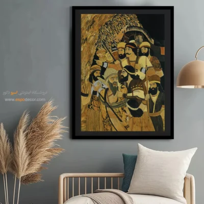 تابلو طرح معرق - اسپو دکور