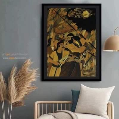 تابلو طرح معرق - اسپو دکور