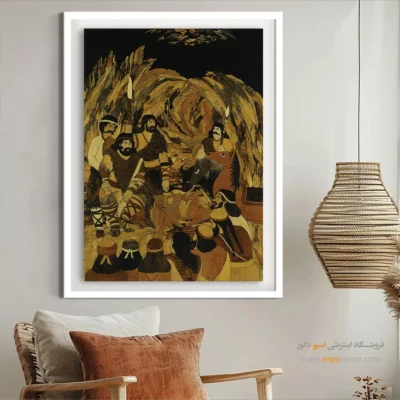 تابلو طرح معرق - اسپو دکور