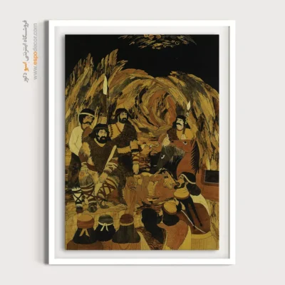 تابلو طرح معرق - اسپو دکور