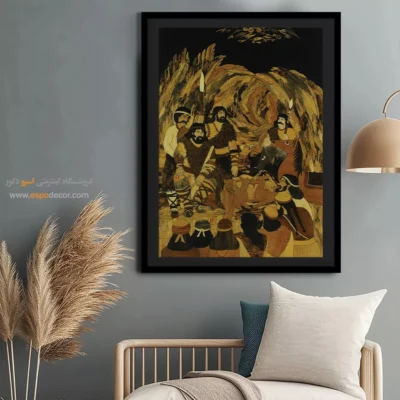 تابلو طرح معرق - اسپو دکور