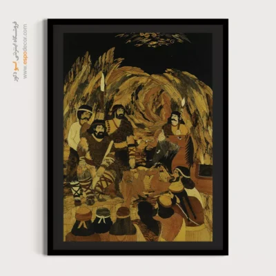 تابلو طرح معرق - اسپو دکور