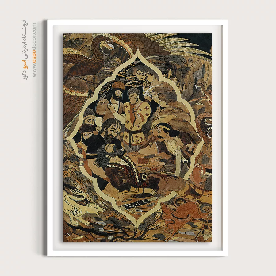 تابلو طرح معرق - اسپو دکور