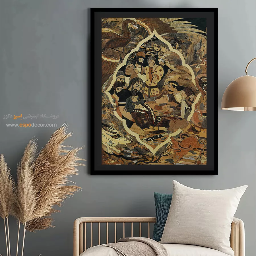 تابلو طرح معرق - اسپو دکور