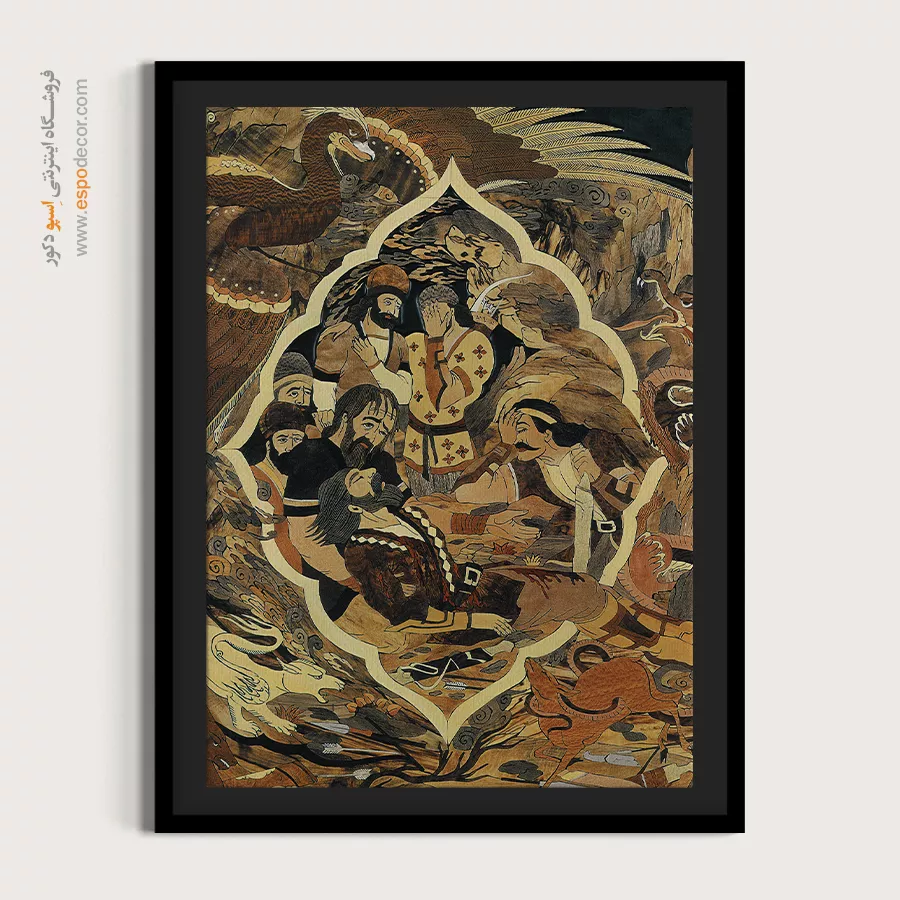 تابلو طرح معرق - اسپو دکور