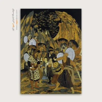 تابلو طرح معرق - اسپو دکور