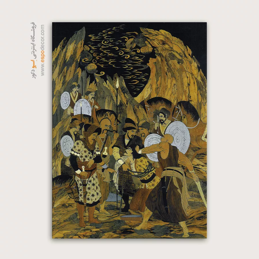 تابلو طرح معرق - اسپو دکور